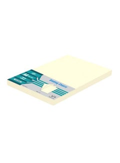 FIS 25-Piece A4 Binding Sheet Set Beige 