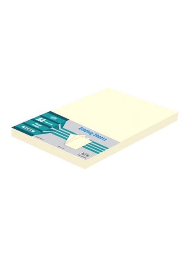 FIS - 25-Piece A4 Binding Sheet Set Beige - Image 1