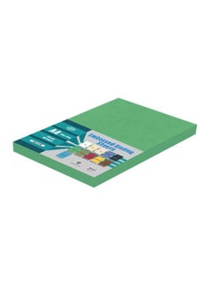 FIS 100-Piece A4 Embossed Binding Sheet Green 
