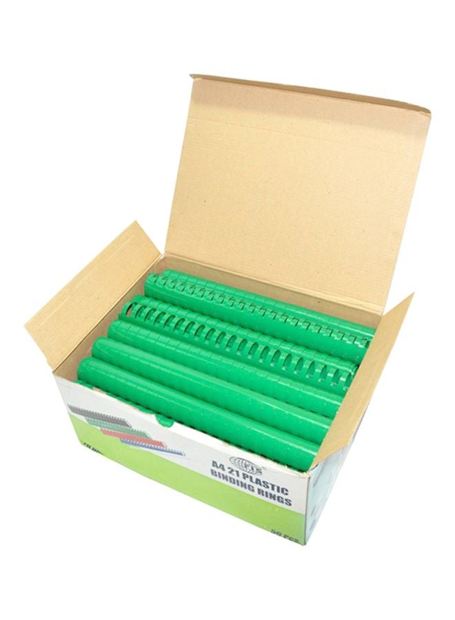 إف اي أس  50 قطعة من حلقات ربط بلاستيكية أخضر - Image 1