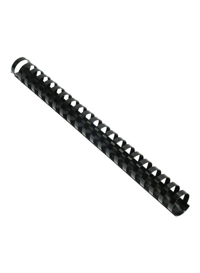 FIS - 50-Piece Plastic Binding Rings Black - Image 1