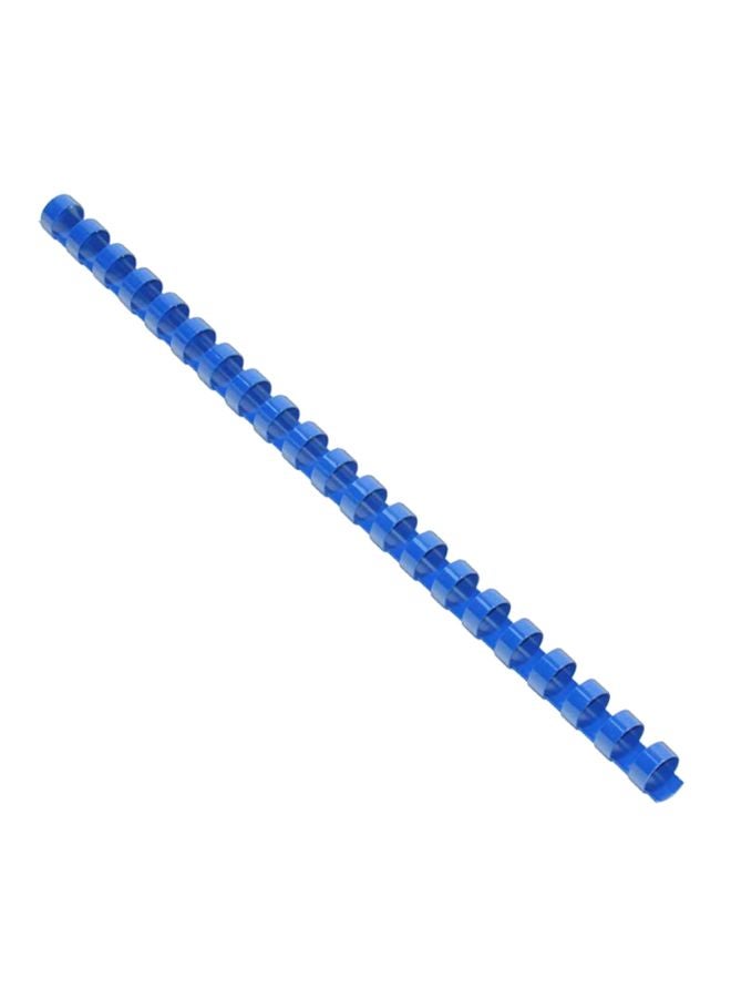 إف اي أس  حلقات تجليد بلاستيكية مقاس A4 مكونة من 100 قطعة أزرق - Image 2