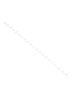 FIS 100-Piece A4 Plastic Binding Rings White  - Image 2