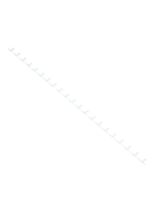 FIS 100-Piece A4 Plastic Binding Rings White - Image 2