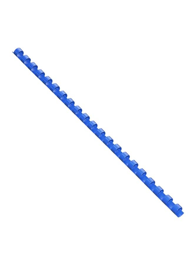 FIS - 100-Piece A4 Plastic Binding Rings Blue - Image 1