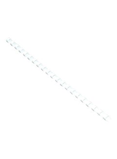 FIS 100-Piece A4 Plastic Binding Rings White  - Image 2