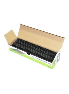 100-Piece A4 Round Ring Binding Set Black