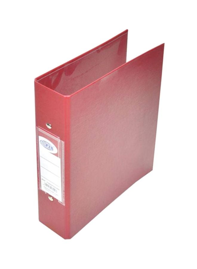 FIS - 2-Ring Polypropylene A5 Binder Maroon - Image 1
