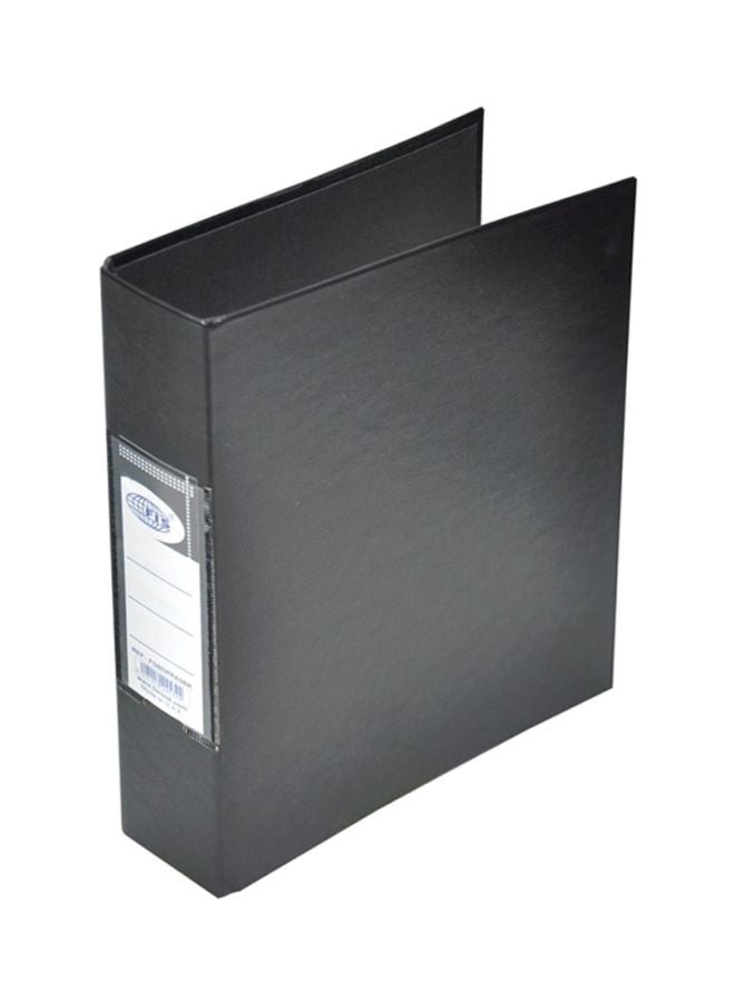 2-Ring Polypropylene A5 Binder Black
