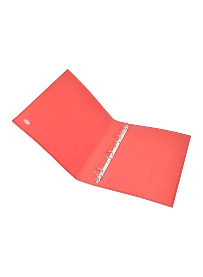 FIS - 2-Ring Polypropylene A4 Binder Red - Image 1