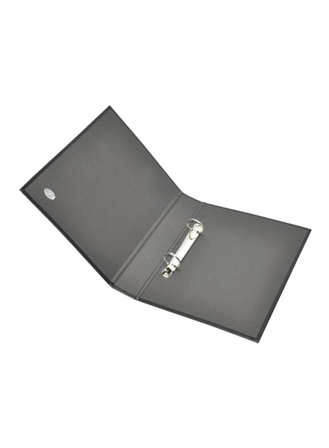 2-Ring Polypropylene A5 Binder Black