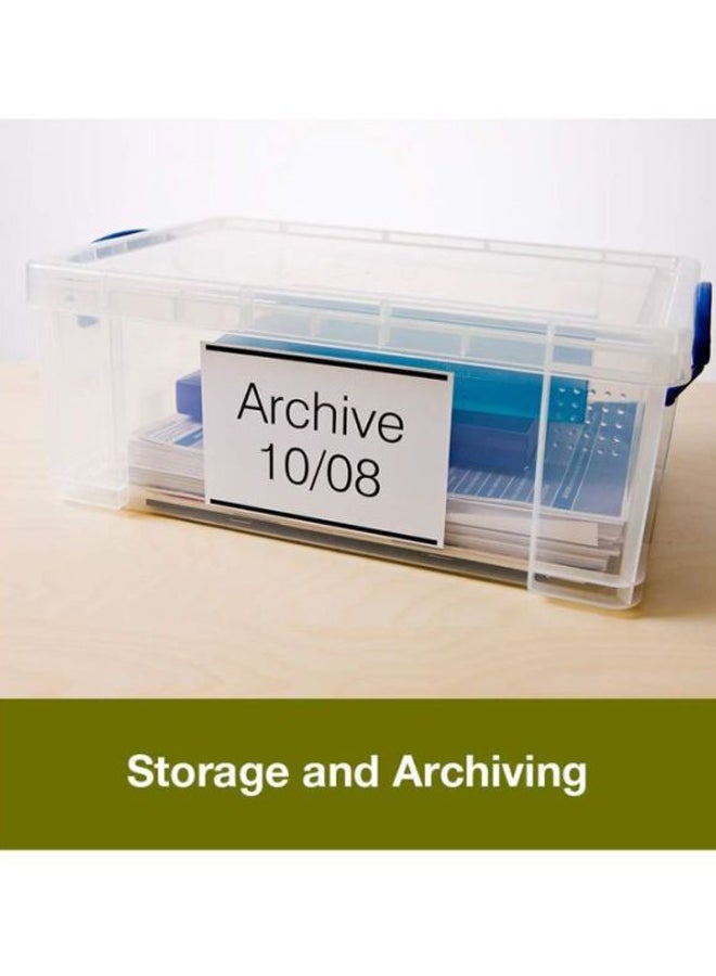 brother Label Series Continuous Print Paper Tape White - Image 5