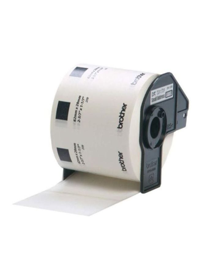 brother 800-Piece Small Address Label Bundle Black/White - Image 1