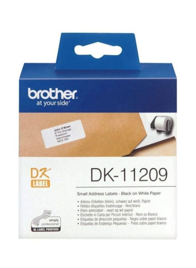brother 800-Piece Small Address Label Bundle Black/White - Image 2