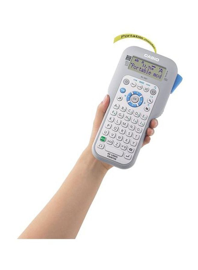 CASIO - Label Maker Grey/White/Blue - Image 1