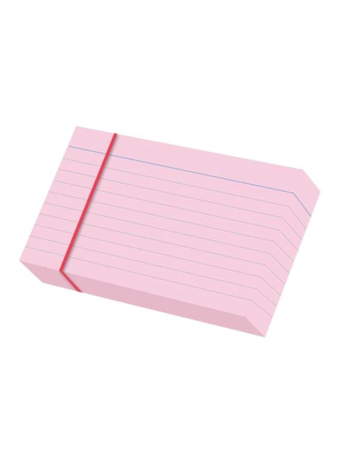 FIS 100-Piece Ruled Record Card 5 x 3cm  - Image 1