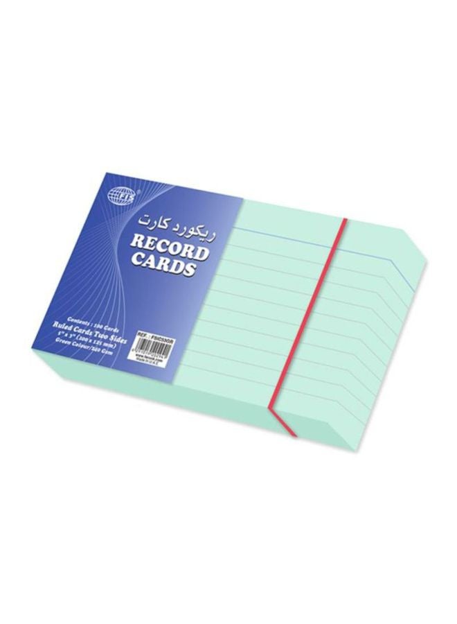 FIS 100-Piece Ruled Record Card  - Image 2