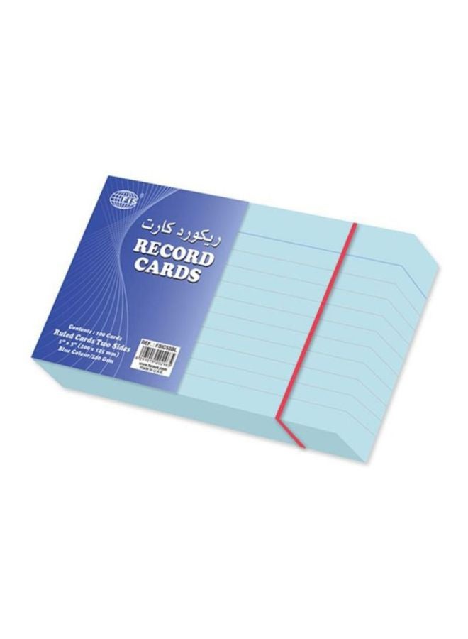 FIS 100-Piece Ruled Record Card  - Image 2