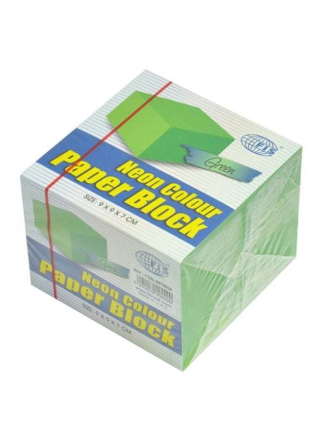 FIS Neon Colour Loose Paper Block  - Image 2