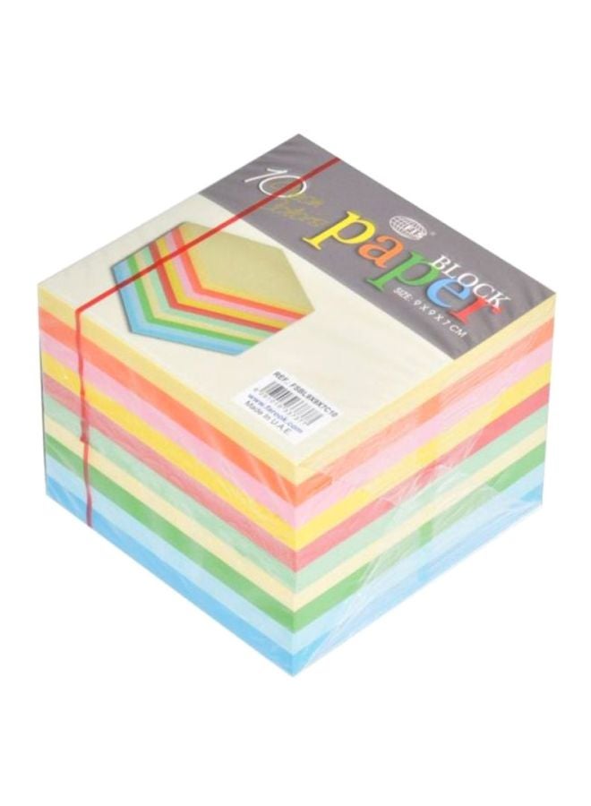 FIS 10-Color Loose Paper Block 