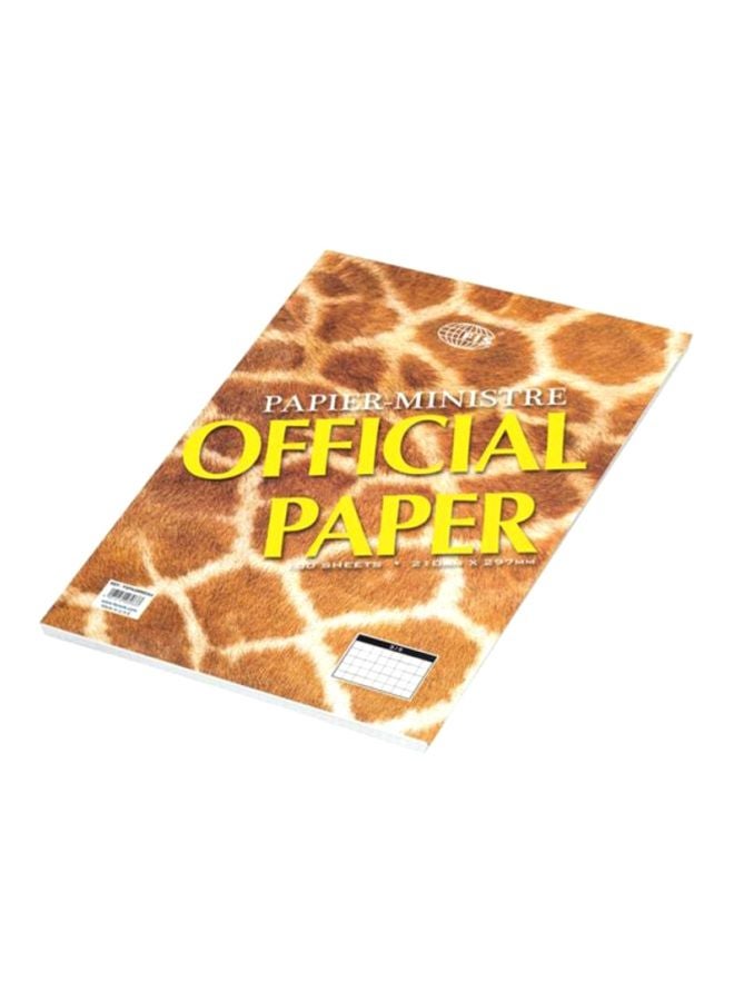 FIS Official Paper 5 mm Square, A4 Size,100 Sheets - Image 2