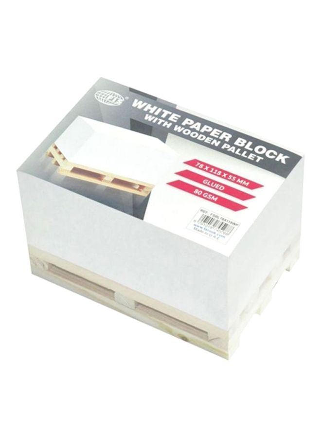 FIS Paper Block Glued With Wodden Pallet - Image 1
