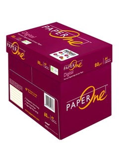 PaperOne Digital Premium Copy Paper, 80 GSM, A4 Size, 5 Reams Per Carton Box 