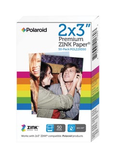 Polaroid 50-Piece Premium Zink Photo Paper 