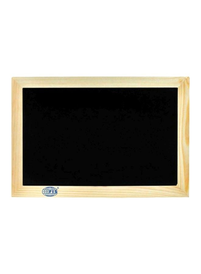 FIS Single Side Chalk Board ,40 x 60cm Black/Beige 