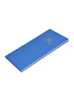 FIS Single 2 Quire 1 Column Cash Book Blue  - Image 2