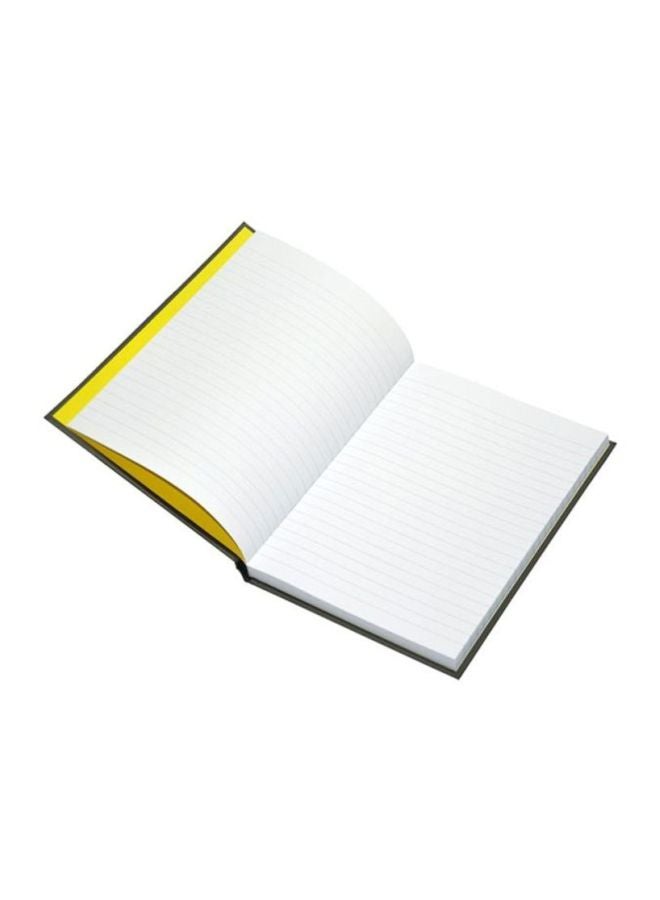 إف اي أس  طقم دفاتر ملاحظات ذو غلاف مقوّى مقاس A5 مكّون من 5 قطع رمادي / أصفر - Image 2