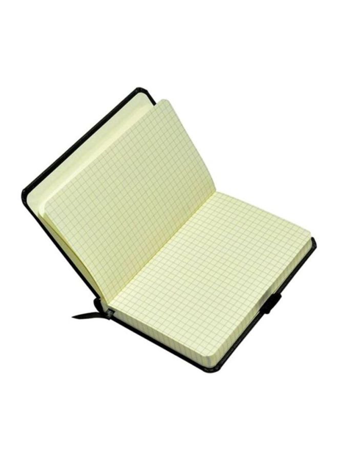 FIS Executive Italian PU Cover Notebook Black - Image 2