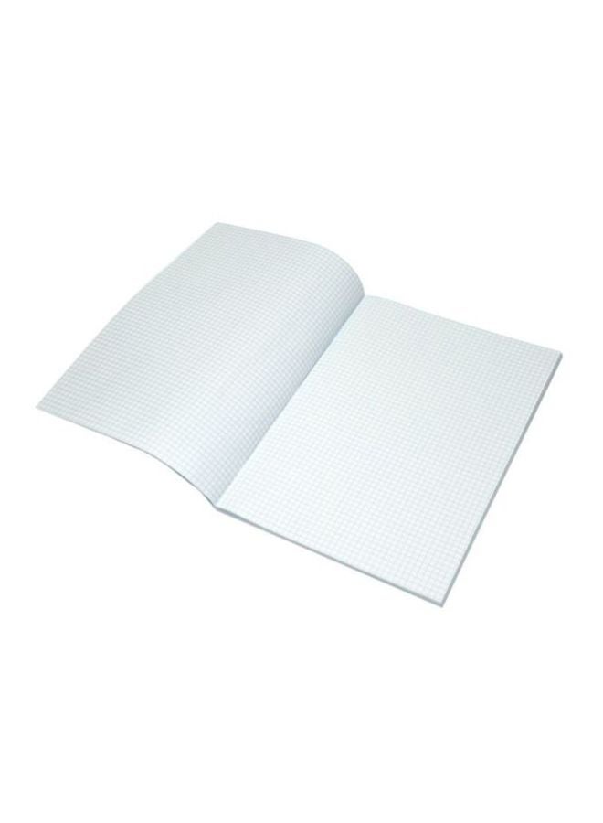 FIS 12-Piece A4 Square Notebook Set, 140 Pages Blue/White - Image 2