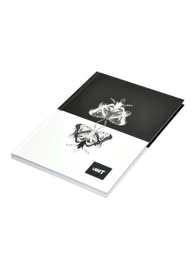 FIS 5-Piece A4 Hard Cover Notebook Set Black/White - Image 2