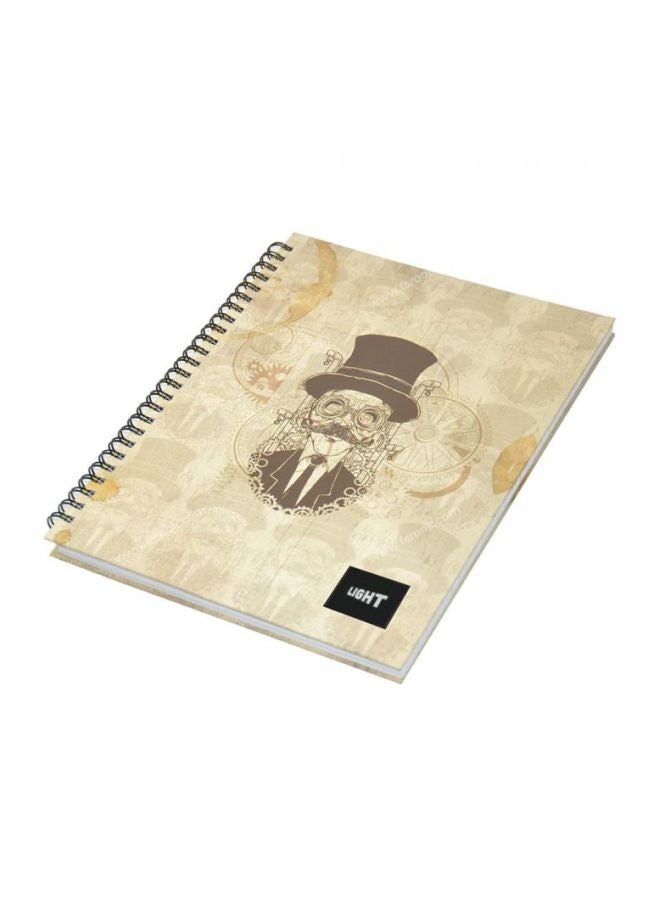 FIS 5-Piece A4 Notebook Set Beige/Brown - Image 3
