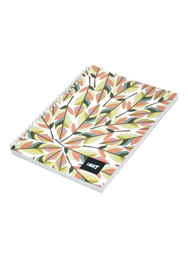 FIS 10-Piece Light Spiral Soft Cover Notebook Set Red/Yellow/Green  - Image 3