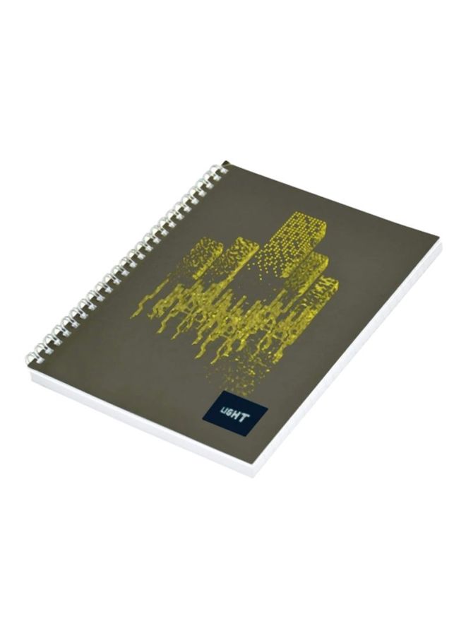 FIS 10-Piece Spiral Soft Cover Notebook Set Green - Image 2