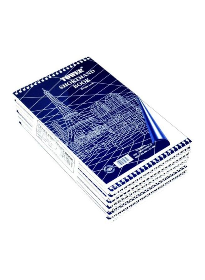 FIS 12-Piece Notebook Set Blue/White
