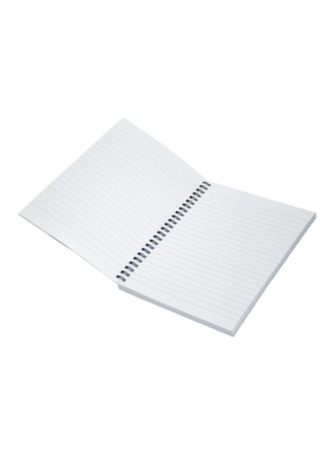 إف اي أس  طقم دفتر ملاحظات بسلك مع غطاء ناعم من 10قطع بيج/ أسود/ أبيض - Image 2