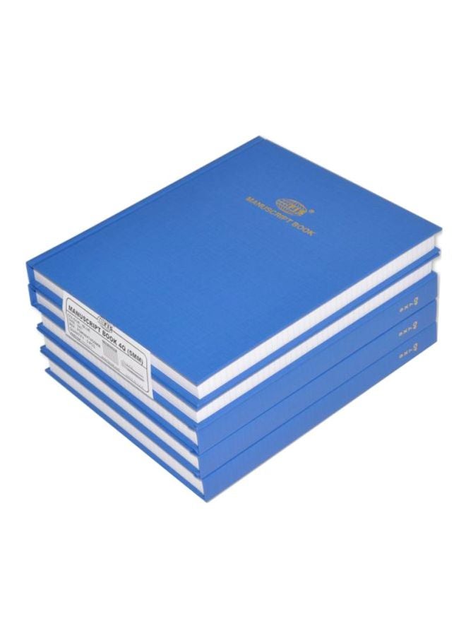 FIS 5-Piece  Manuscript Book 9x7 Inch Blue - Image 1