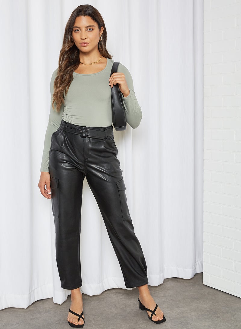 BRAVE SOUL - Basic Long Sleeve Bodysuit Light Khaki - Image 1