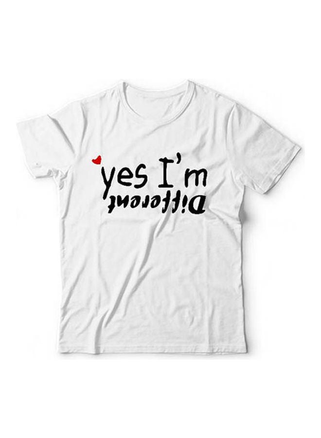 Fast Print Cotton T-Shirts For Unisex White/Black 