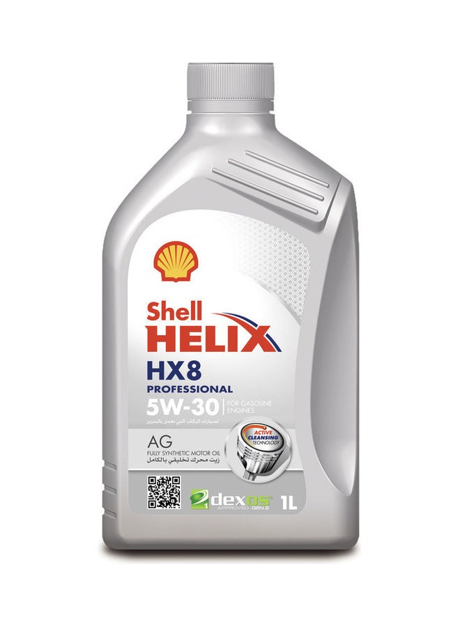 Shell - Helix HX8 Professional AG 5W-30 Fully Synthetic Motor Oil (12 X 1 Litre Carton) - Image 1