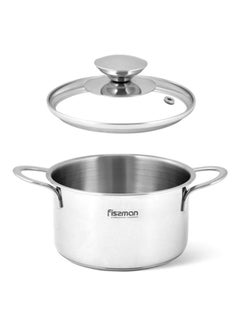 Saucepan With Lid Bambino Series Stainless Steel Silver 14х7.5cm/1.1Liters - v1615830310/N31728868A_3