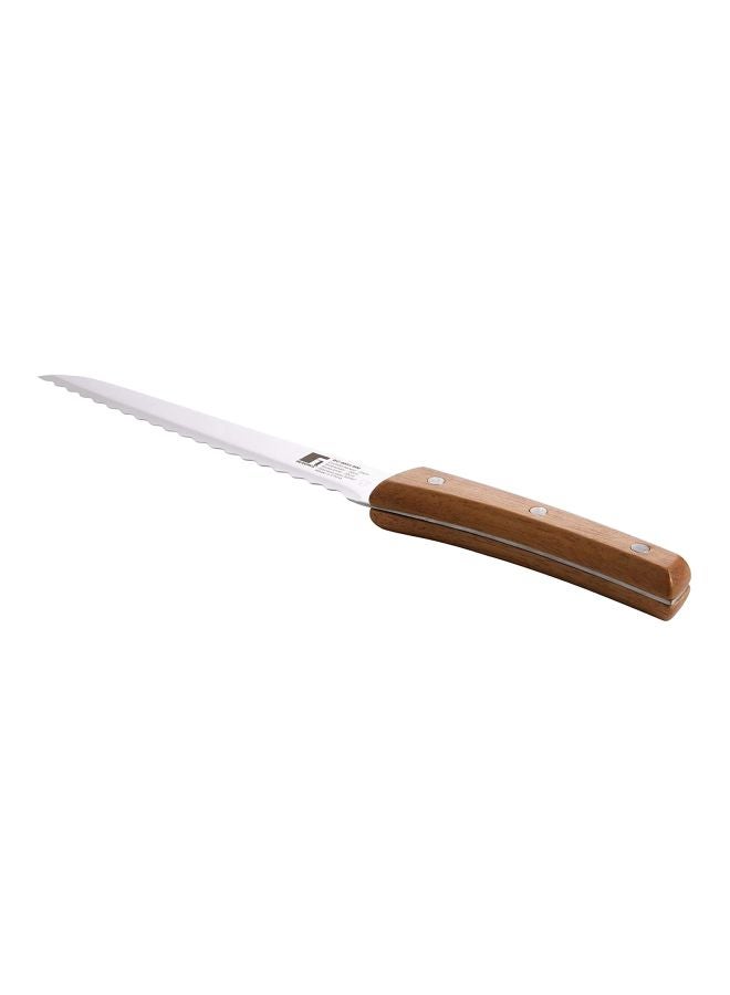 BERGNER Nature SS Bread Knife Brown 20cm  - Image 2