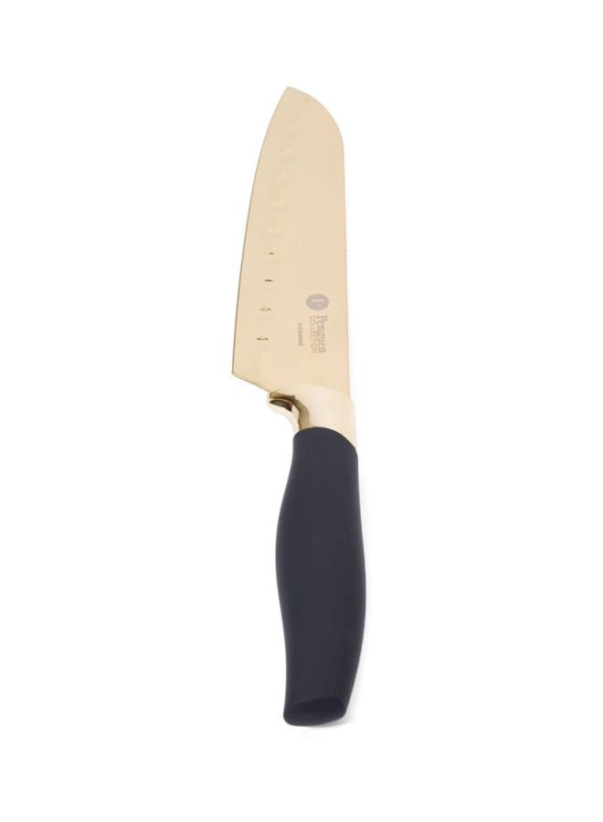 Penguen Aria Santoku Knife Gold/Black 7inch - Image 2