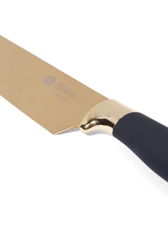 Penguen Aria Santoku Knife Gold/Black 7inch - Image 3