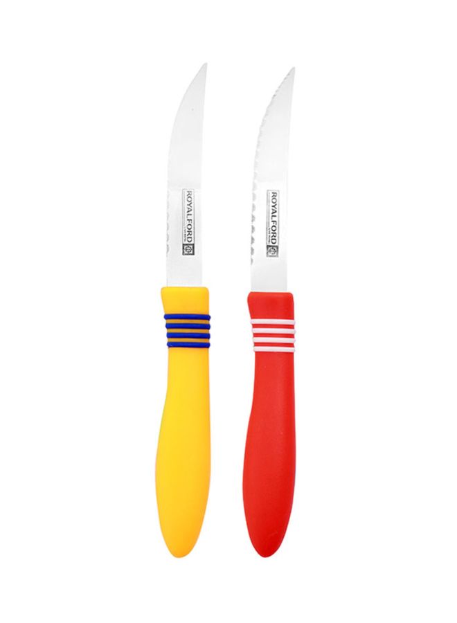 Royalford 12-Piece Fruit Knife Set Multicolour 44.5x24.9x1.8cm - Image 3