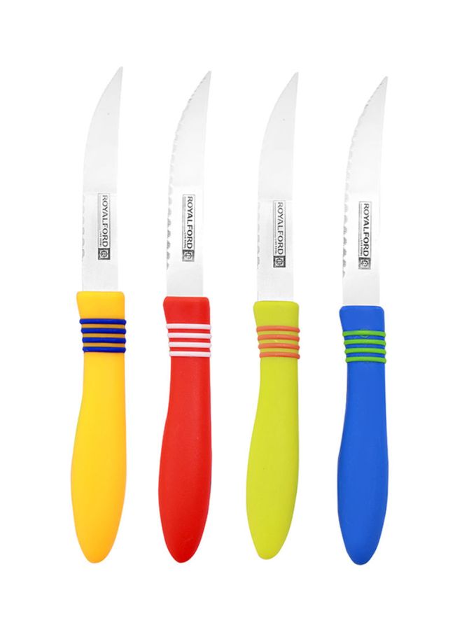 Royalford 12-Piece Fruit Knife Set Multicolour 44.5x24.9x1.8cm - Image 4