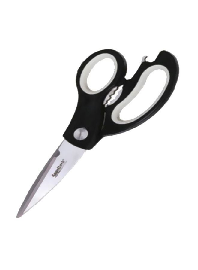 Royalford 3-In-1 Kitchen Scissor Black/Silver/White  - Image 1